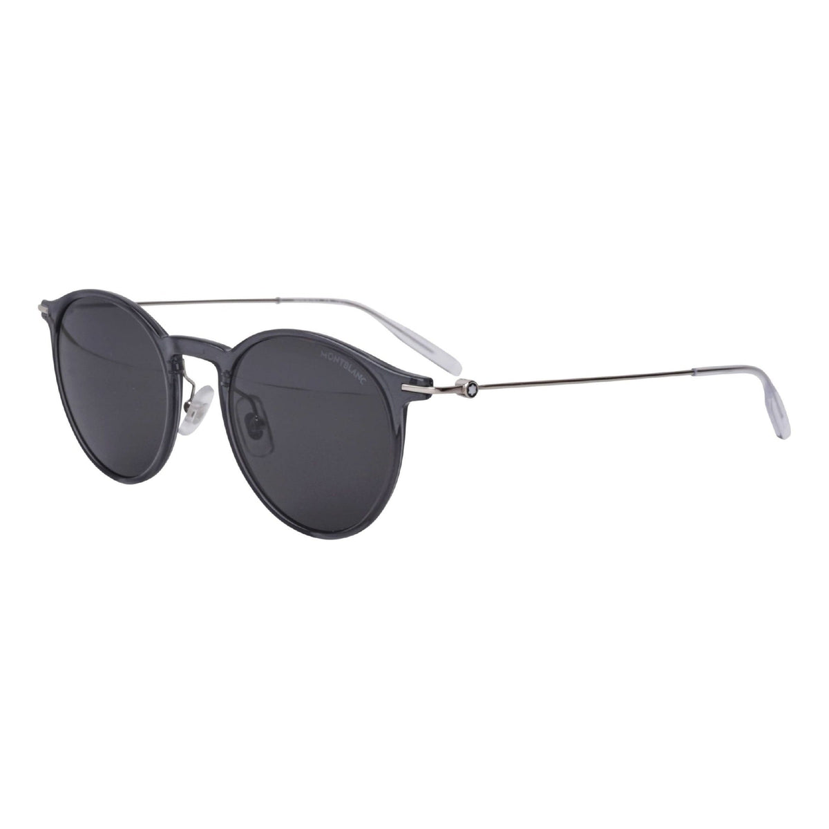 Montblanc Men's Sunglasses Spring Summer Grey Grey CR 39 CR 39 Transparent MB0097S 001