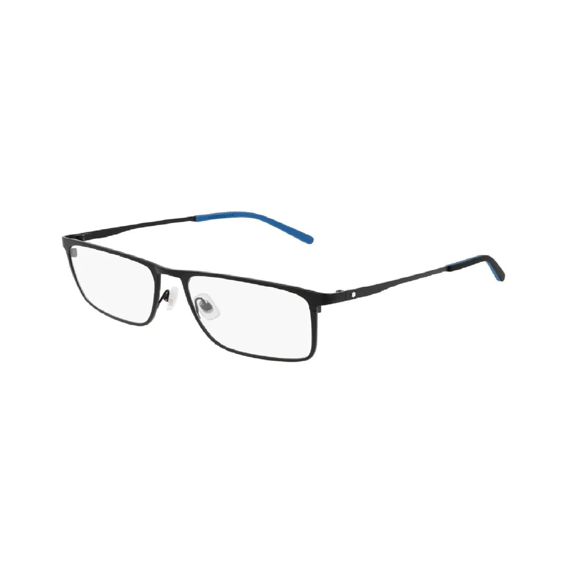Montblanc Men's Sunglasses Spring Summer Black Transparent Demo Lens Demo Lens Matte MB0106O 001