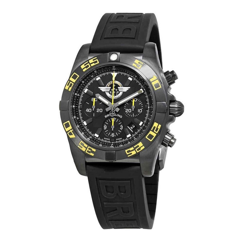 Breitling Men&#39;s MB01109P-BD48-153S Chronomat 44 Chronograph Black Rubber Diver Pro III Watch