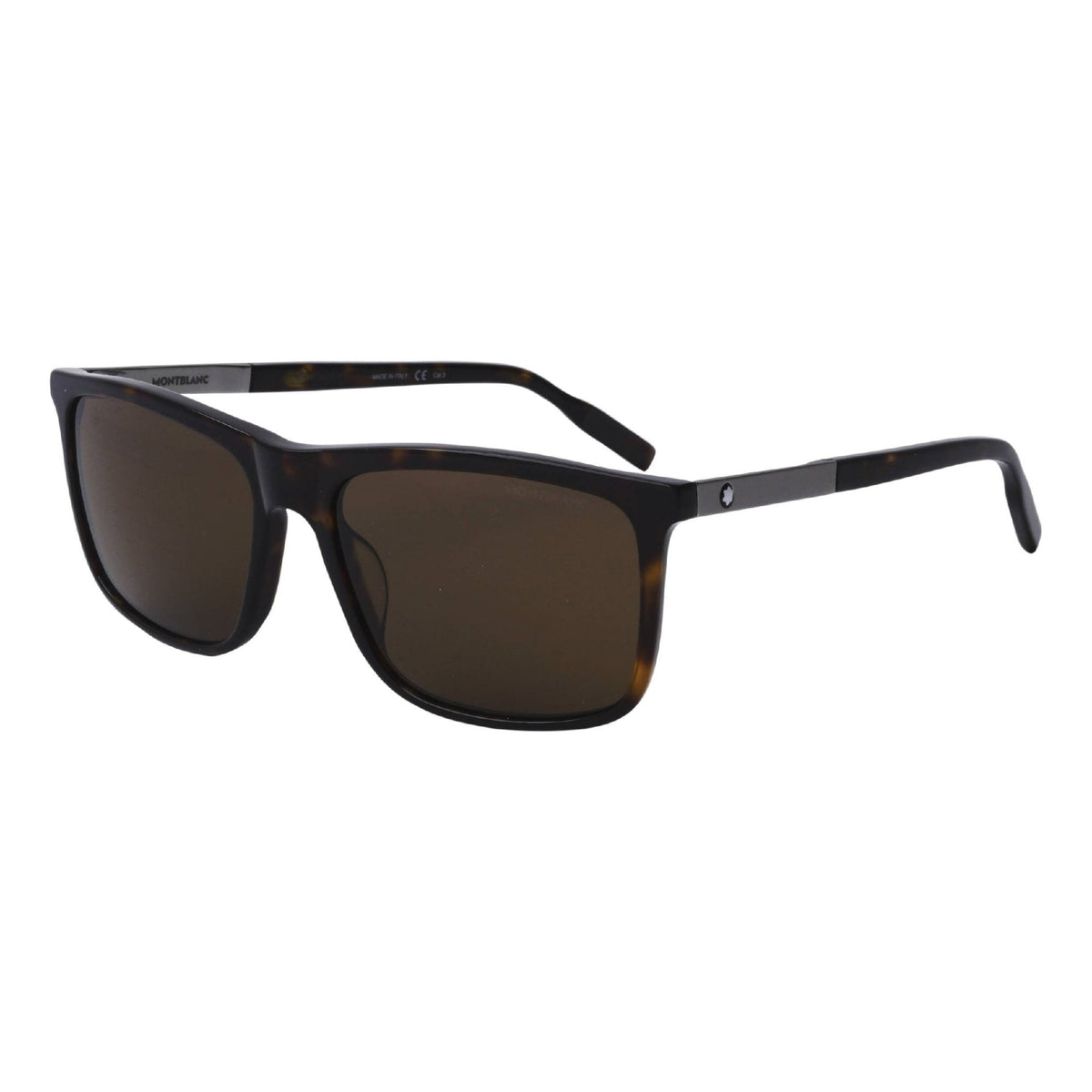 Montblanc Men's Sunglasses Fall Winter Havana Brown Nylon Nylon Dark MB0116S 002