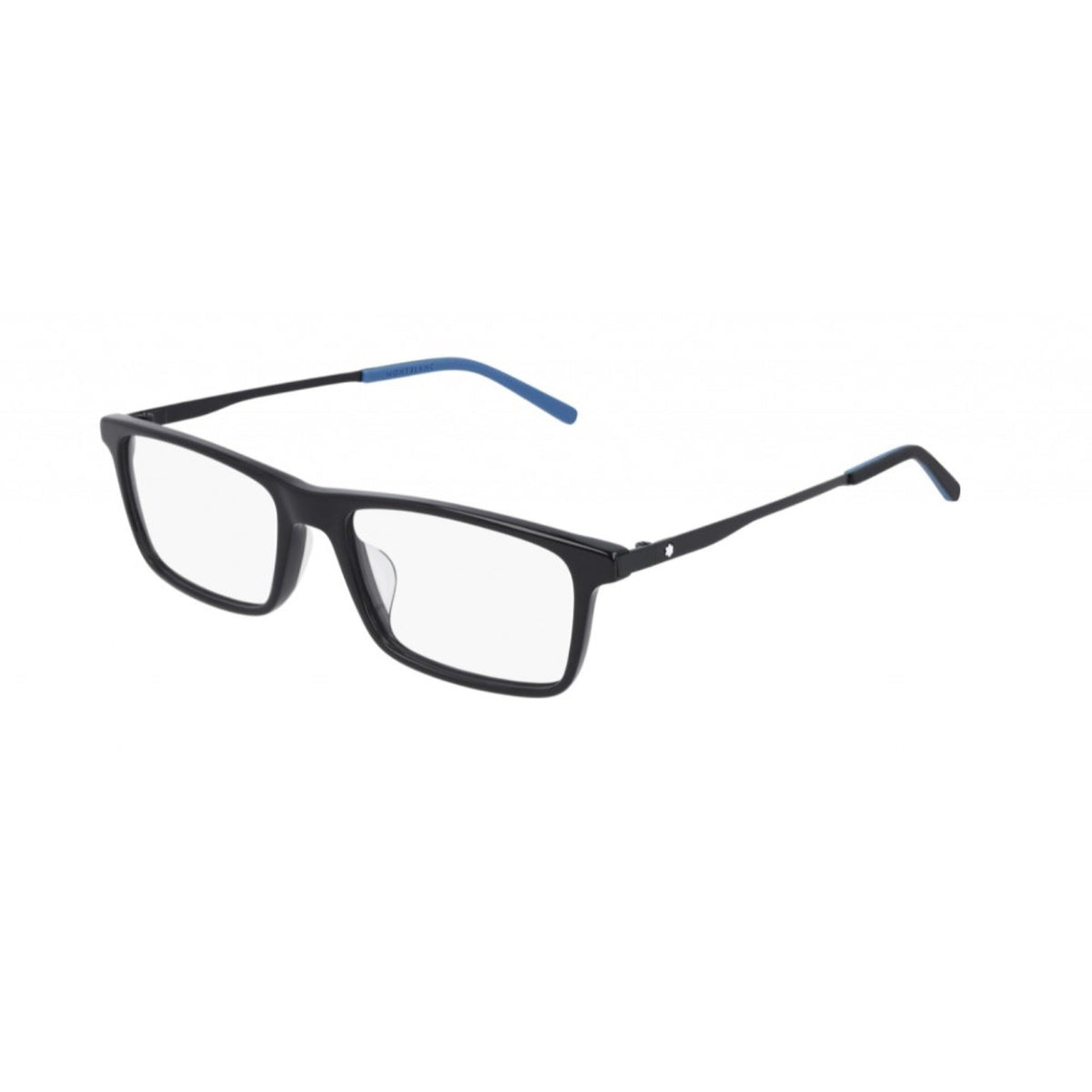 Montblanc Men's Sunglasses Fall Winter Black Transparent Demo Lens Demo Lens Shiny MB0120O 001