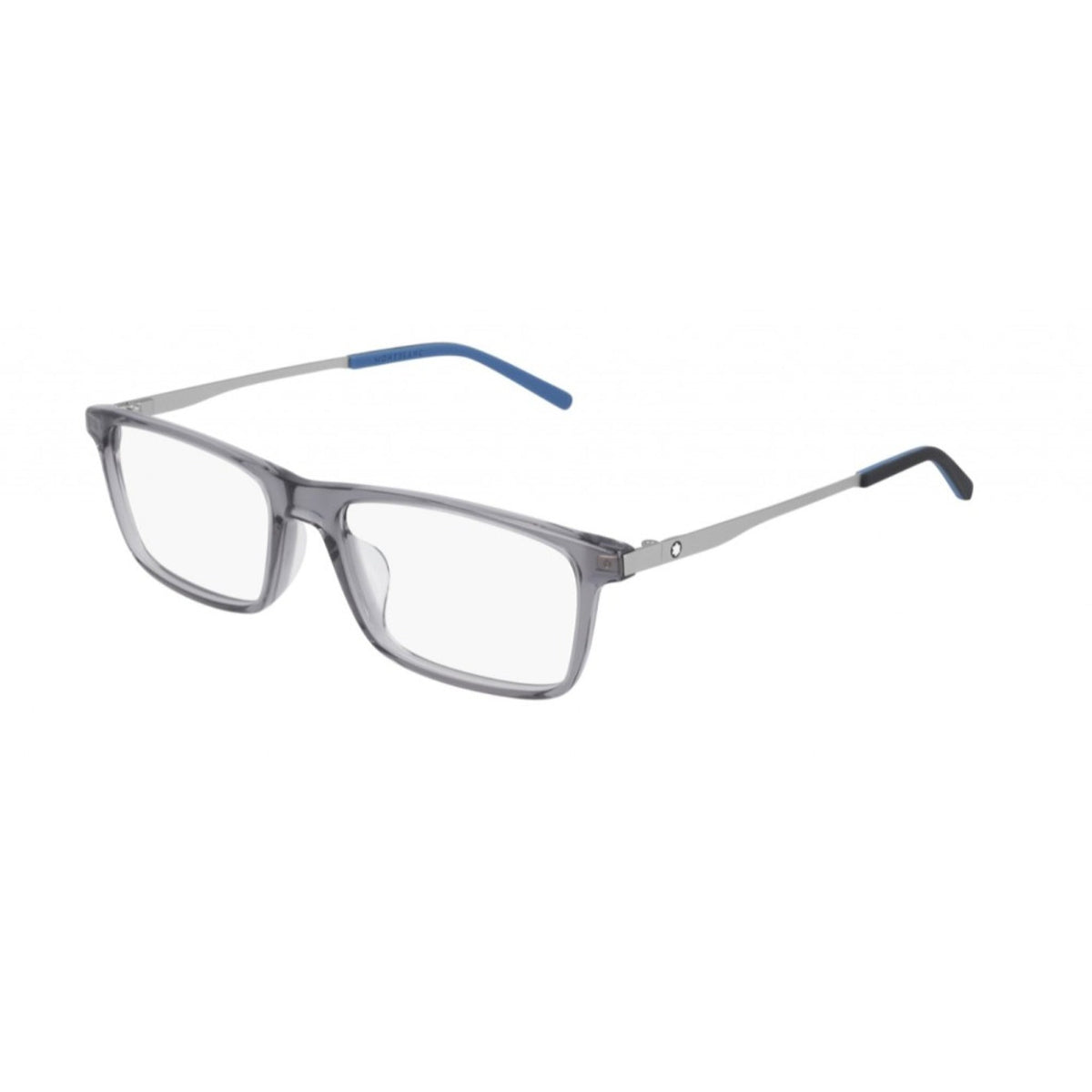 Montblanc Men's Sunglasses Fall Winter Grey Transparent Demo Lens Demo Lens Transparent MB0120O 004