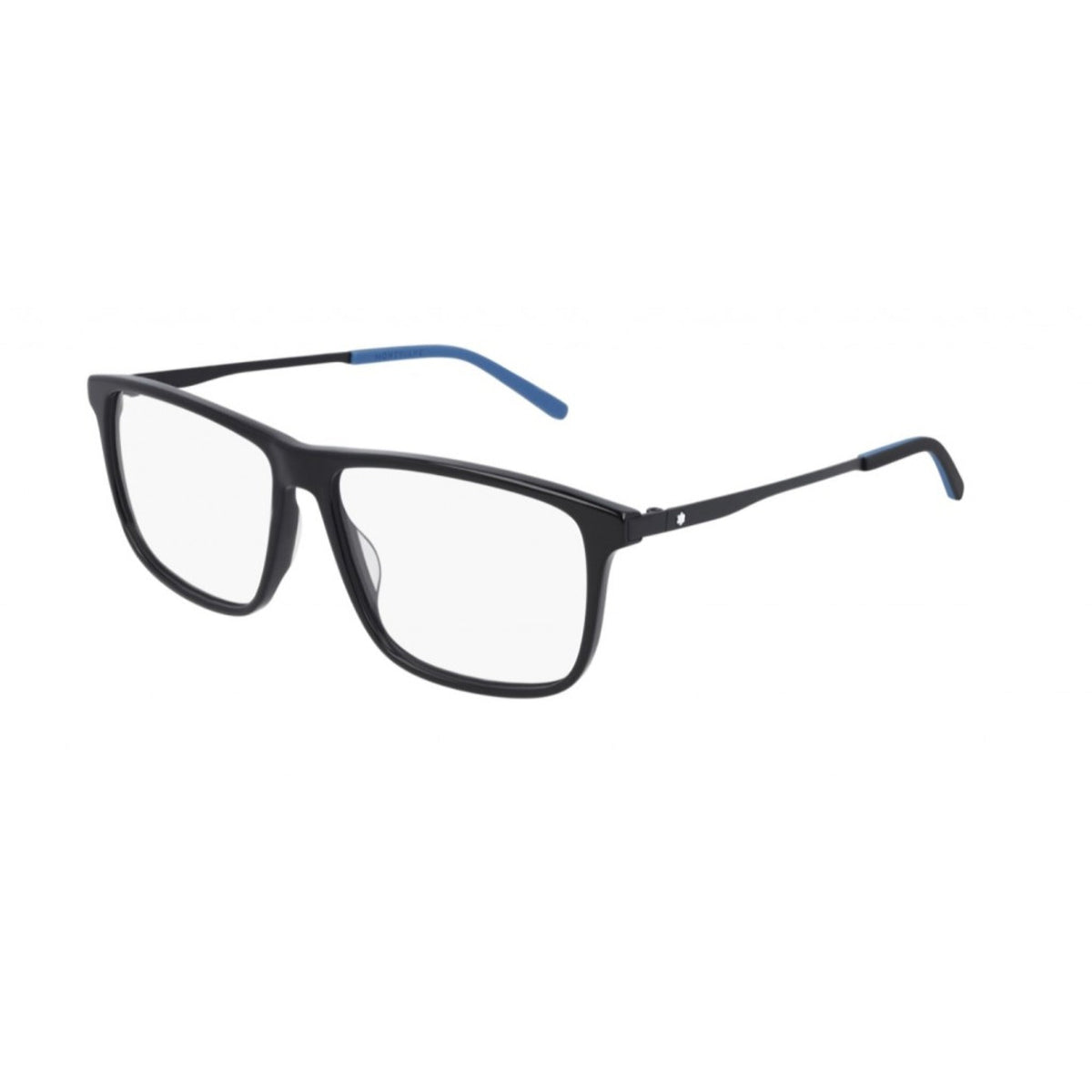 Montblanc Men's Sunglasses Fall Winter Black Transparent Demo Lens Demo Lens Shiny MB0121O 001