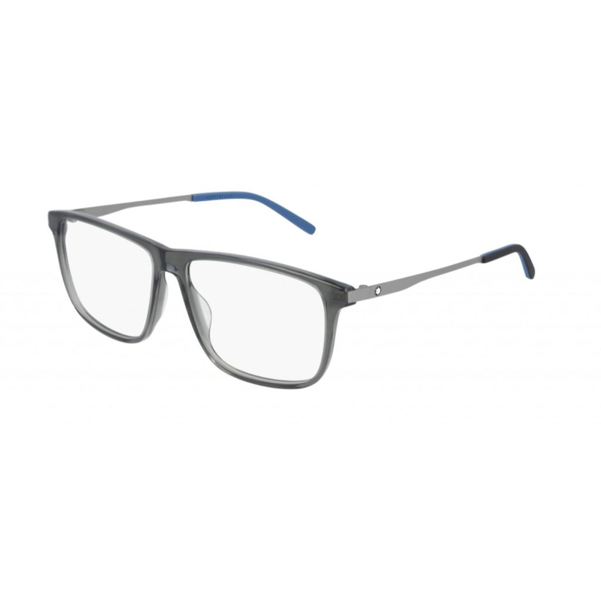 Montblanc Men's Sunglasses Fall Winter Grey Transparent Demo Lens Demo Lens Transparent MB0121O 003