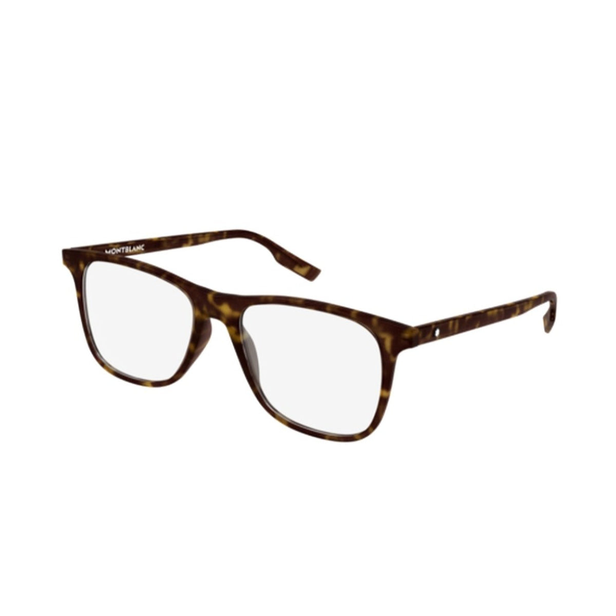 Montblanc Men's Sunglasses Fall Winter Havana Transparent Demo Lens Demo Lens Dark MB0174O 002