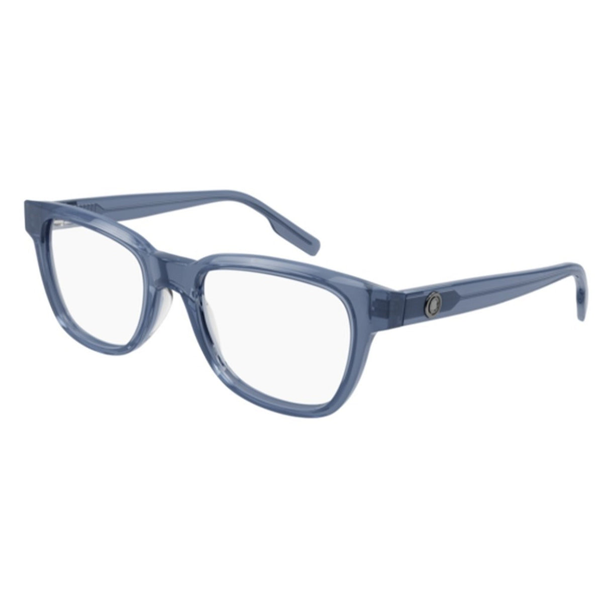 Montblanc Men's Sunglasses Fall Winter Blue Transparent Demo Lens Demo Lens Transparent MB0178O 004