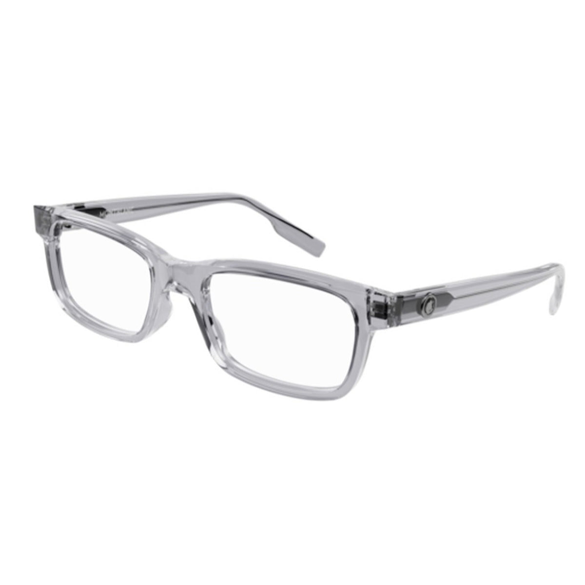 Montblanc Men's Sunglasses Fall Winter Grey Transparent Demo Lens Demo Lens Transparent MB0179O 004