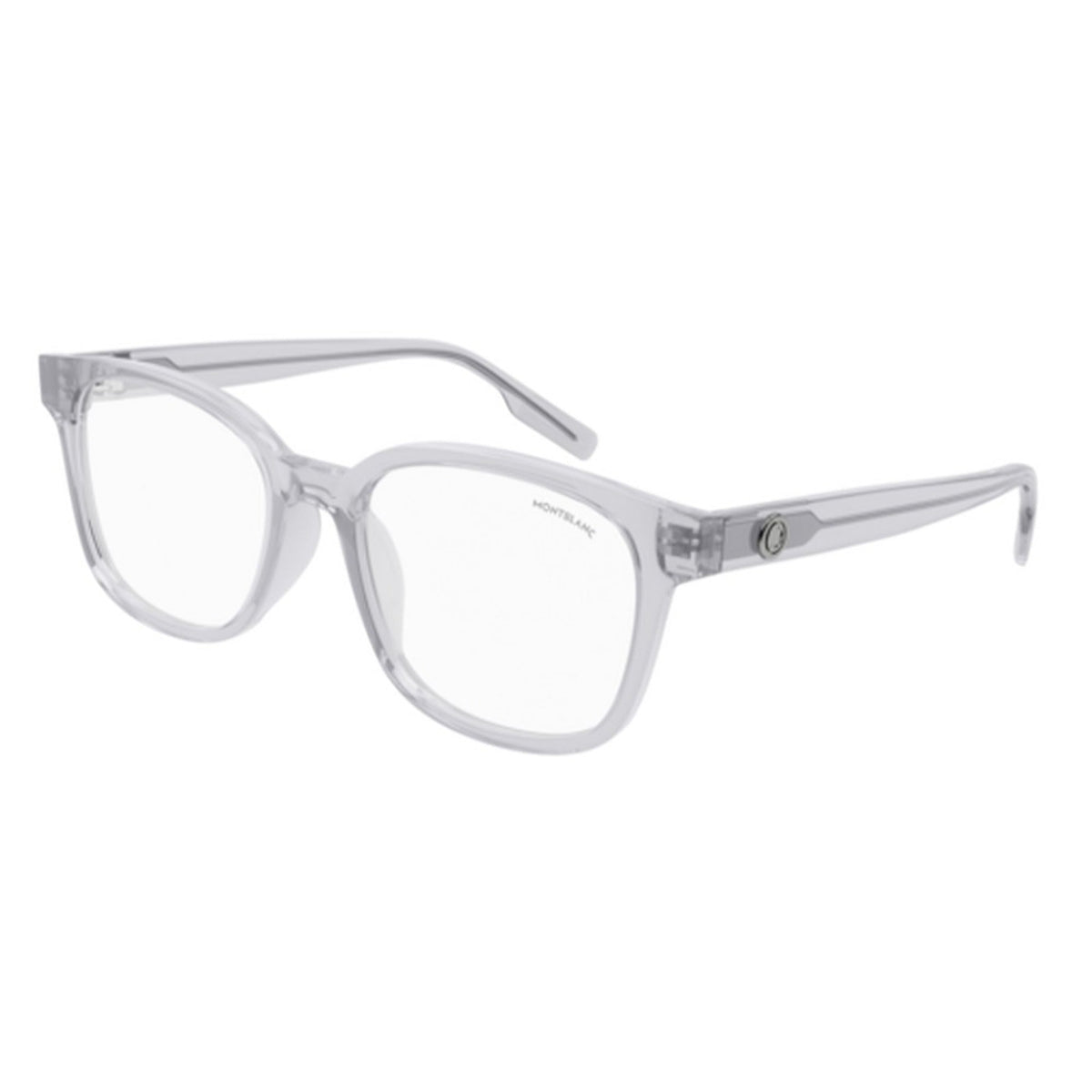 Montblanc Men's Sunglasses Fall Winter Grey Transparent Demo Lens Demo Lens Transparent MB0180OK 008