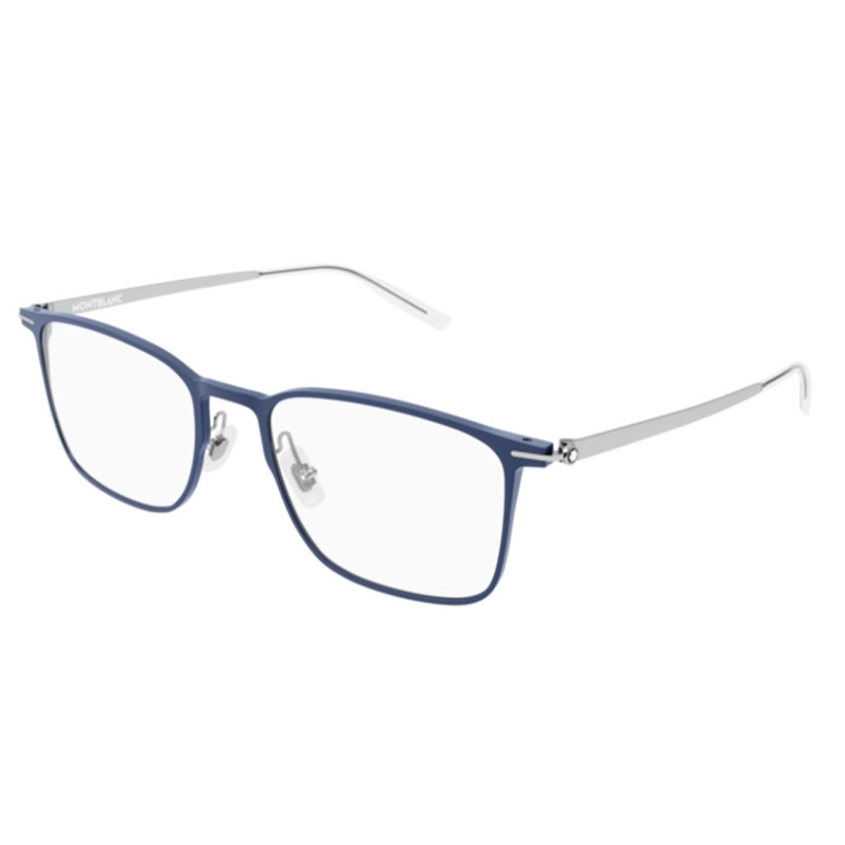 Montblanc Men's Sunglasses Fall Winter Blue Transparent Demo Lens Demo Lens Matte MB0193O 003