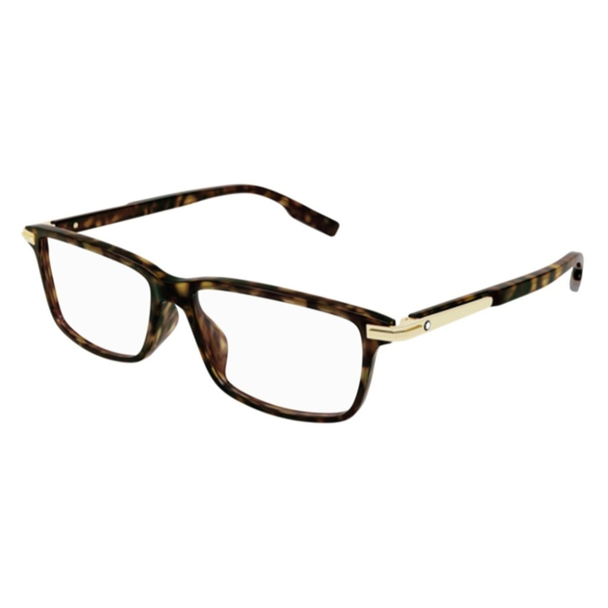 Montblanc Men's Sunglasses Spring Summer Havana Transparent Demo Lens Demo Lens Dark MB0217O 002