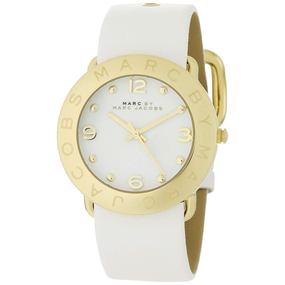 Marc Jacobs Women's MBM1150 Amy Dexter White Leather Watch