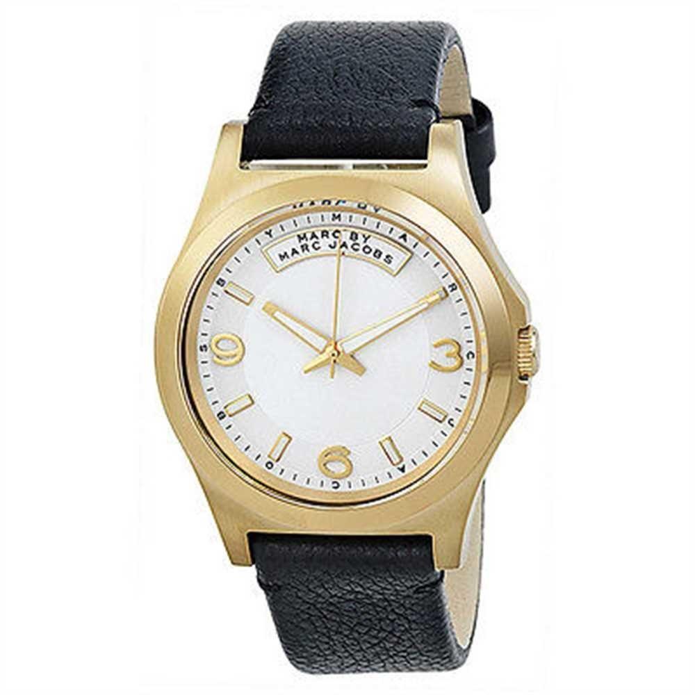 Marc Jacobs Women's MBM1264 Dave Black Leather Watch