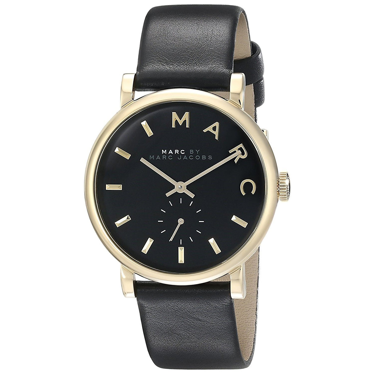 Marc Jacobs Women's MBM1269 Baker Black Leather Watch