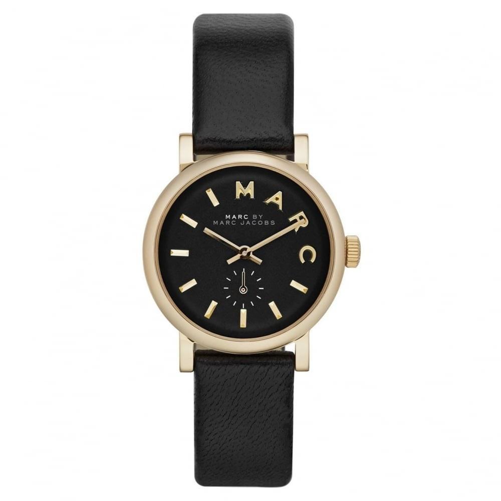 Marc Jacobs Women's MBM1273 Baker Black Leather Watch