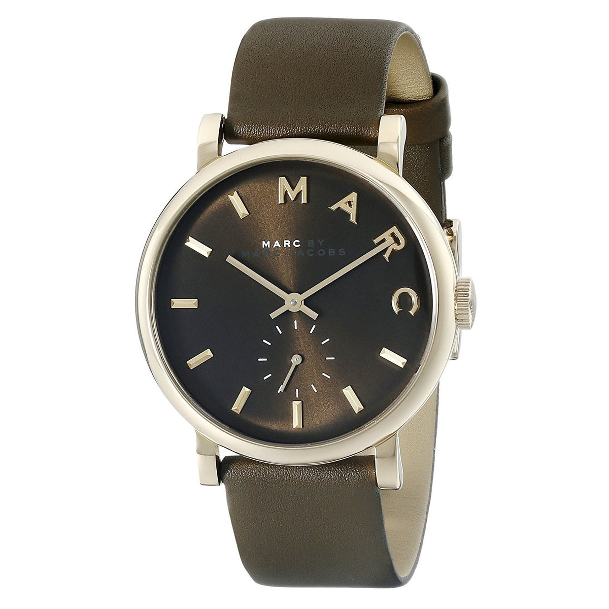 Marc Jacobs Women's MBM1328 Baker Olive Leather Watch