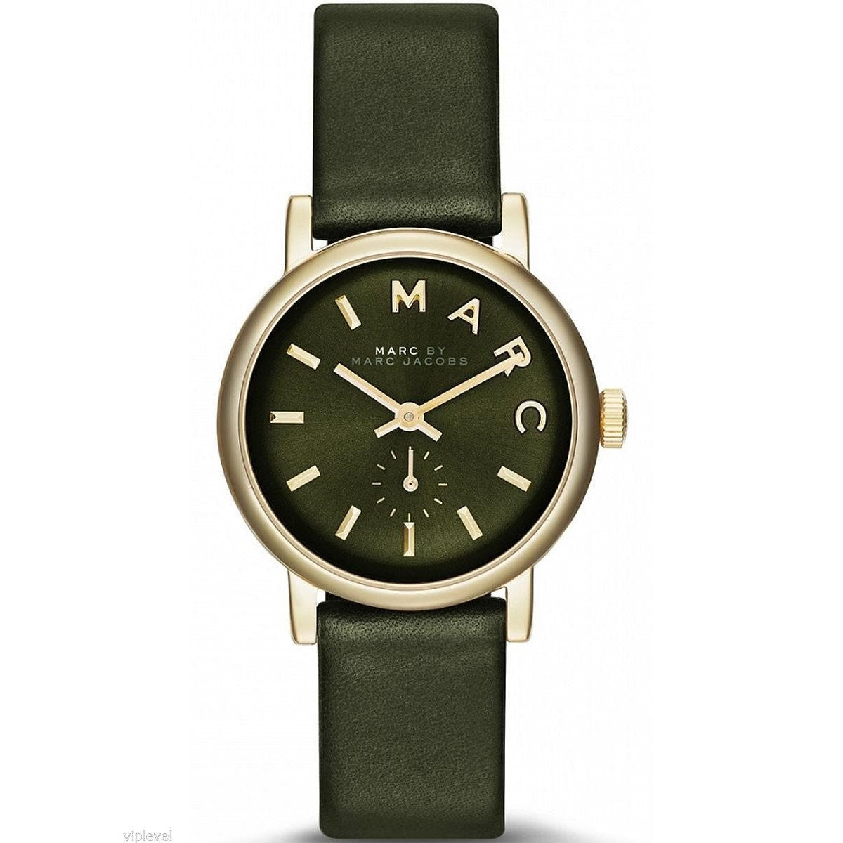 Marc Jacobs Women's MBM1330 Baker Olive Leather Watch