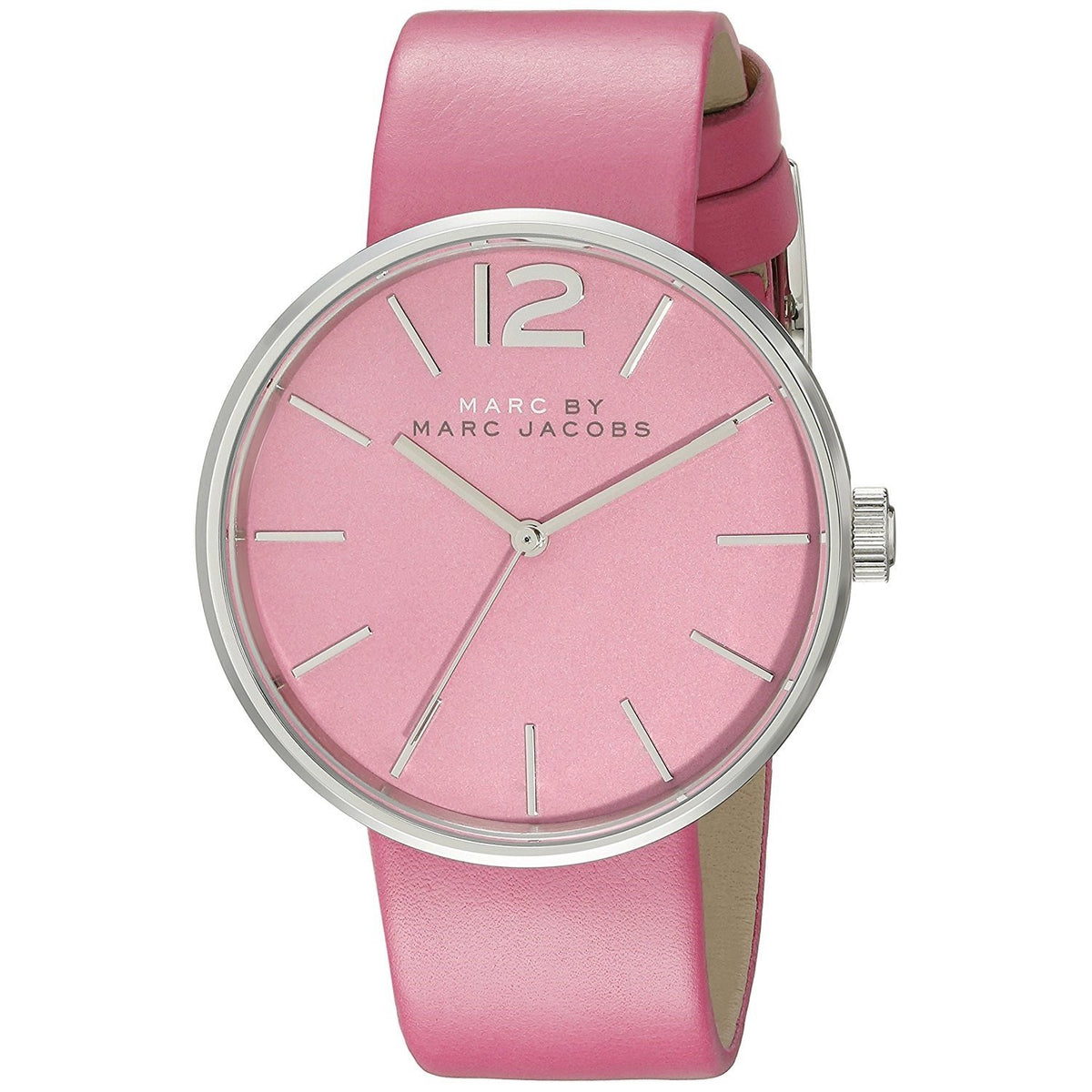 Marc Jacobs Women's MBM1363 Peggy Pink Leather Watch