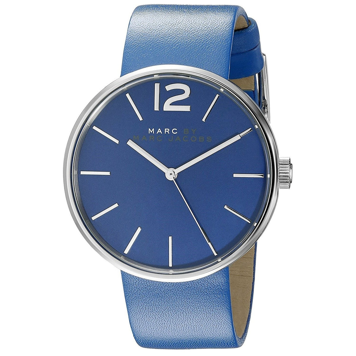 Marc Jacobs Women's MBM1364 Peggy Blue Leather Watch
