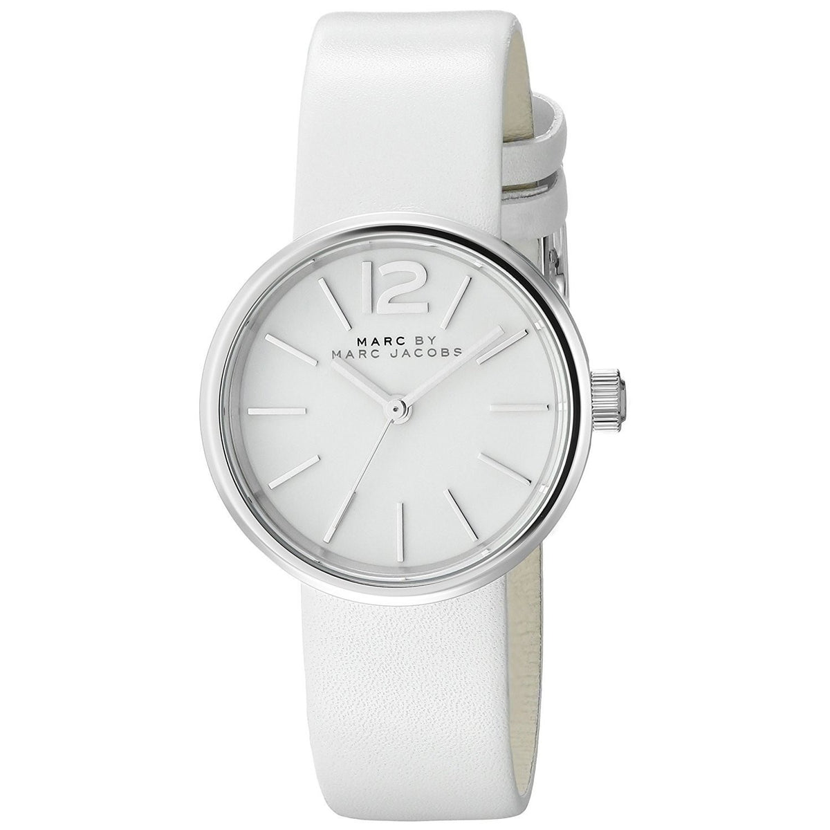 Marc Jacobs Women's MBM1367 Peggy White Leather Watch