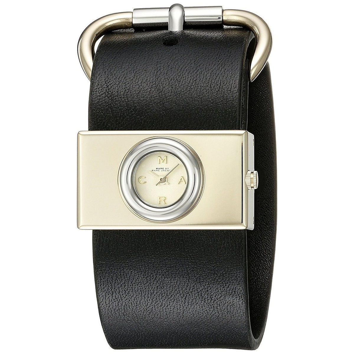 Marc Jacobs Women's MBM1394 Viv Black Leather Watch