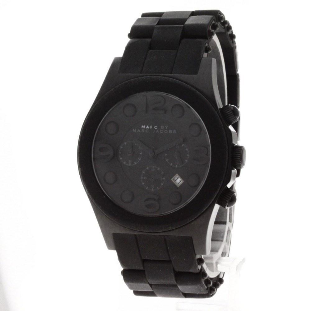 Marc Jacobs Women's MBM2567 Pelly Chronograph Black Stainless steel and Silicone Watch