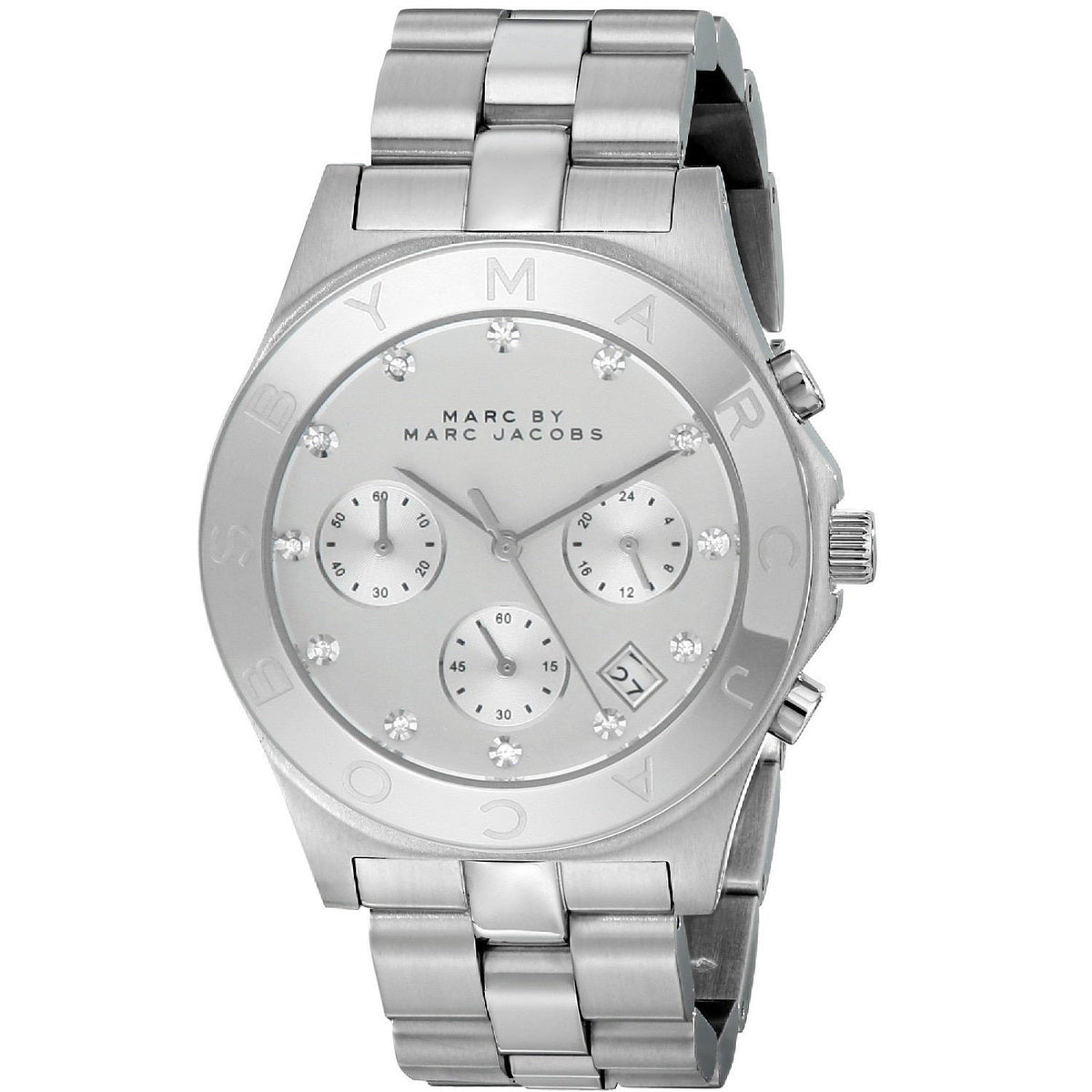 Marc Jacobs Women's MBM3100 Blade Chronograph Stainless Steel Watch
