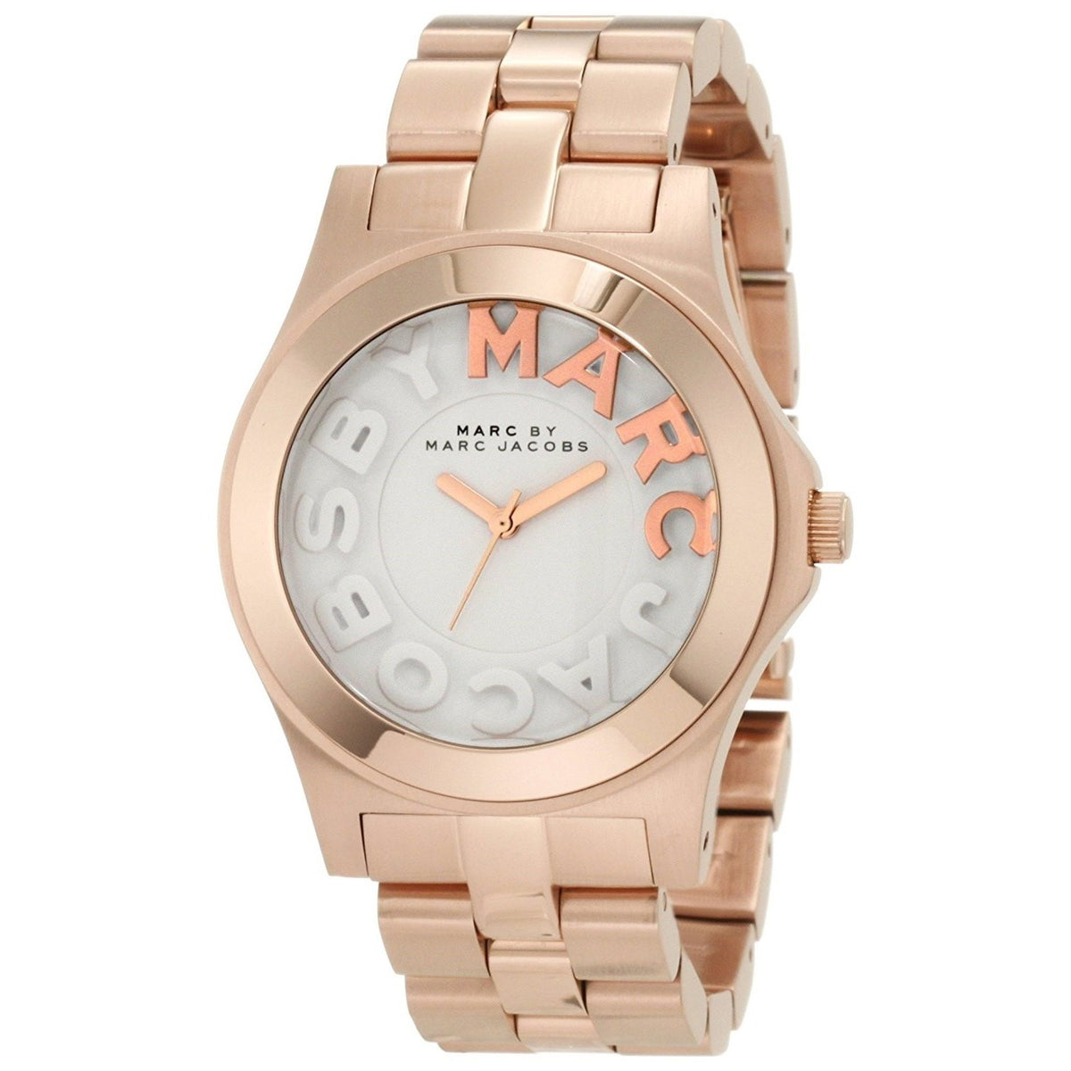 Marc Jacobs Women's MBM3135 Rivera Rose-Tone Stainless Steel Watch