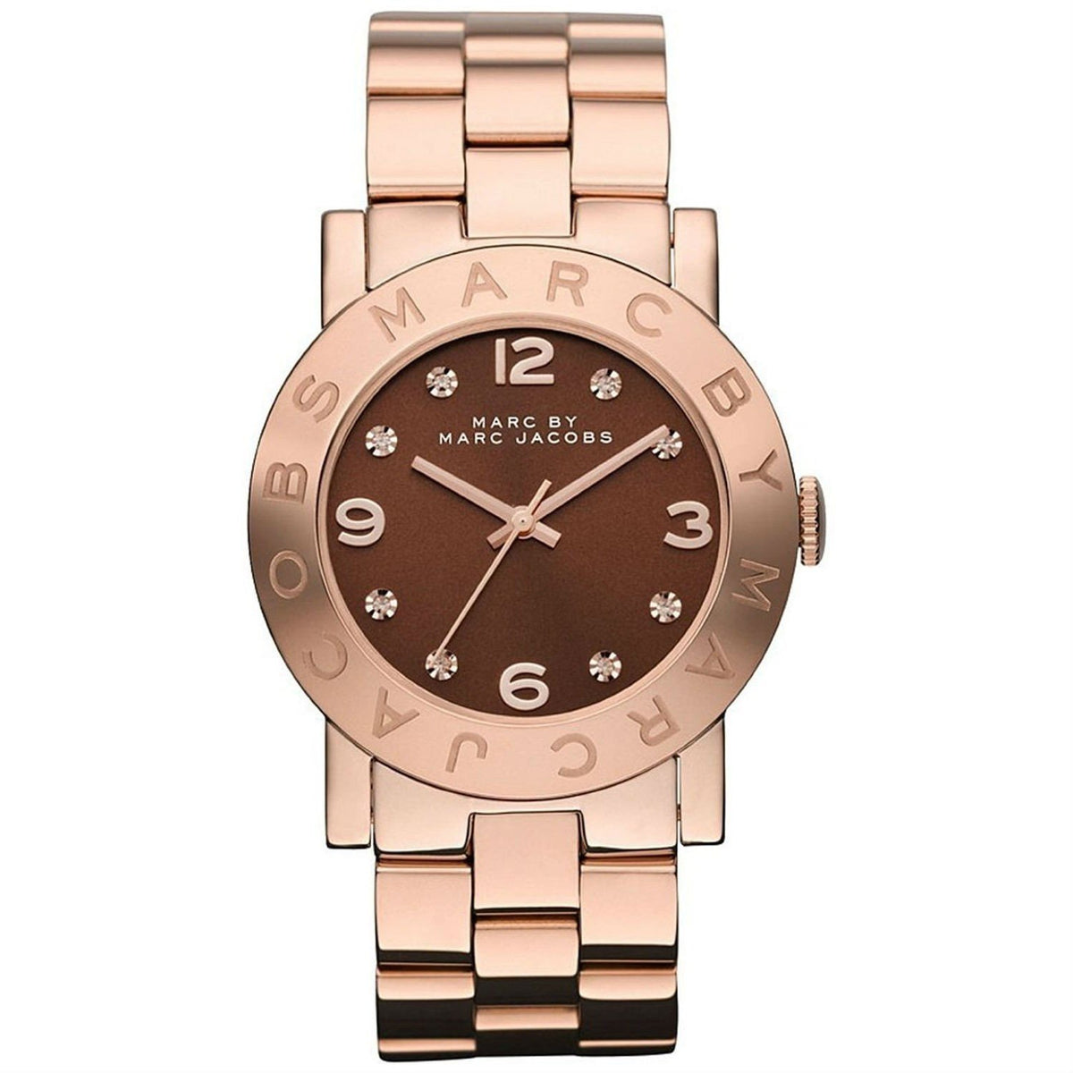Marc Jacobs Women's MBM3167 Amy Crystal Rose-Tone Stainless Steel Watch