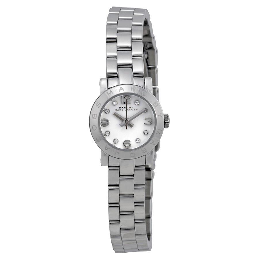 Marc Jacobs Women's MBM3225 Amy Dinky Crystal Stainless Steel Watch