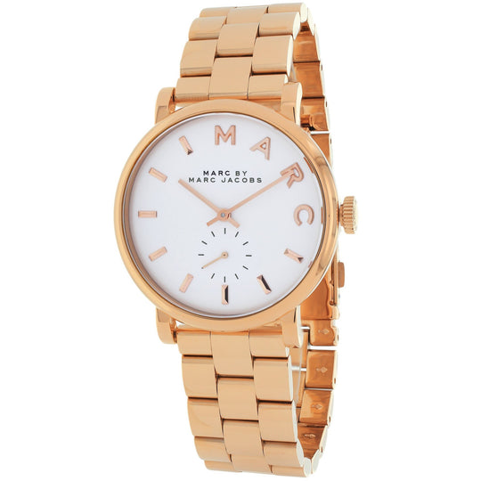 Marc Jacobs Women's MBM3248 Baker Mini Rose-Tone Stainless Steel Watch