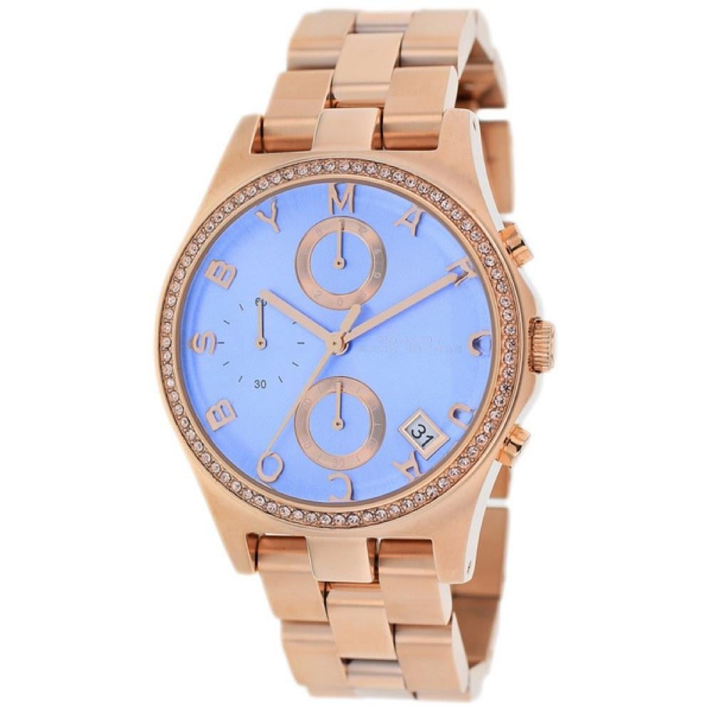 Marc Jacobs Women's MBM3299 Henry Chrono Chronograph Rose-Tone Stainless Steel Watch