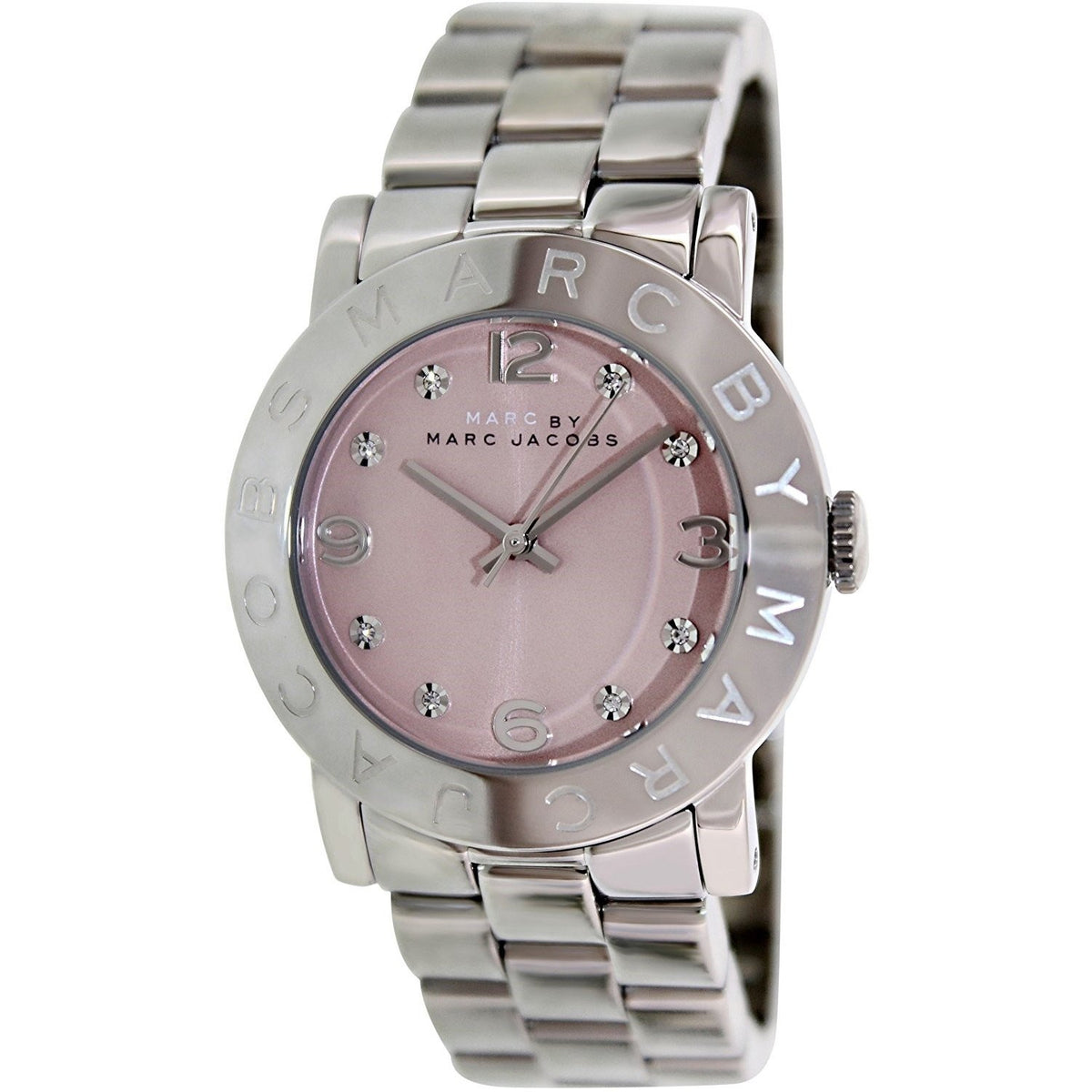Marc Jacobs Women's MBM3300 Amy Crystal Stainless Steel Watch