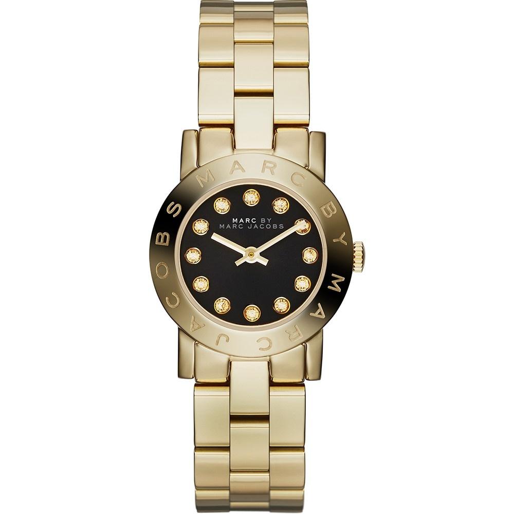 Marc Jacobs Women's MBM3336 Amy Crystal Gold-Tone Stainless Steel Watch