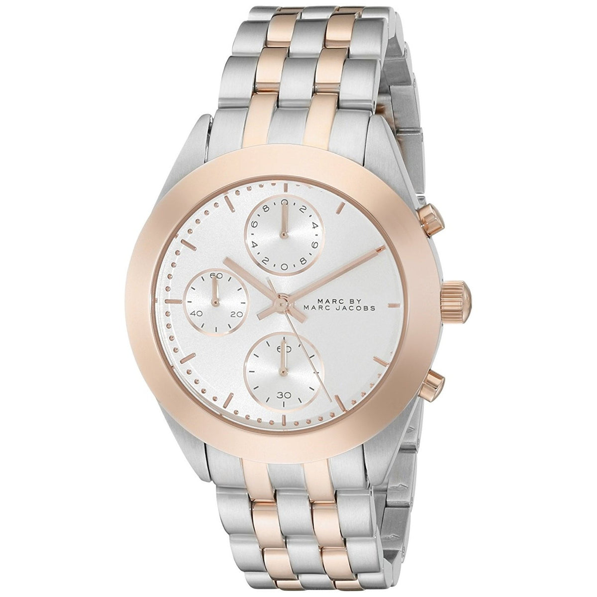 Marc Jacobs Women's MBM3369 Peeker Chronograph Two-Tone Stainless Steel Watch