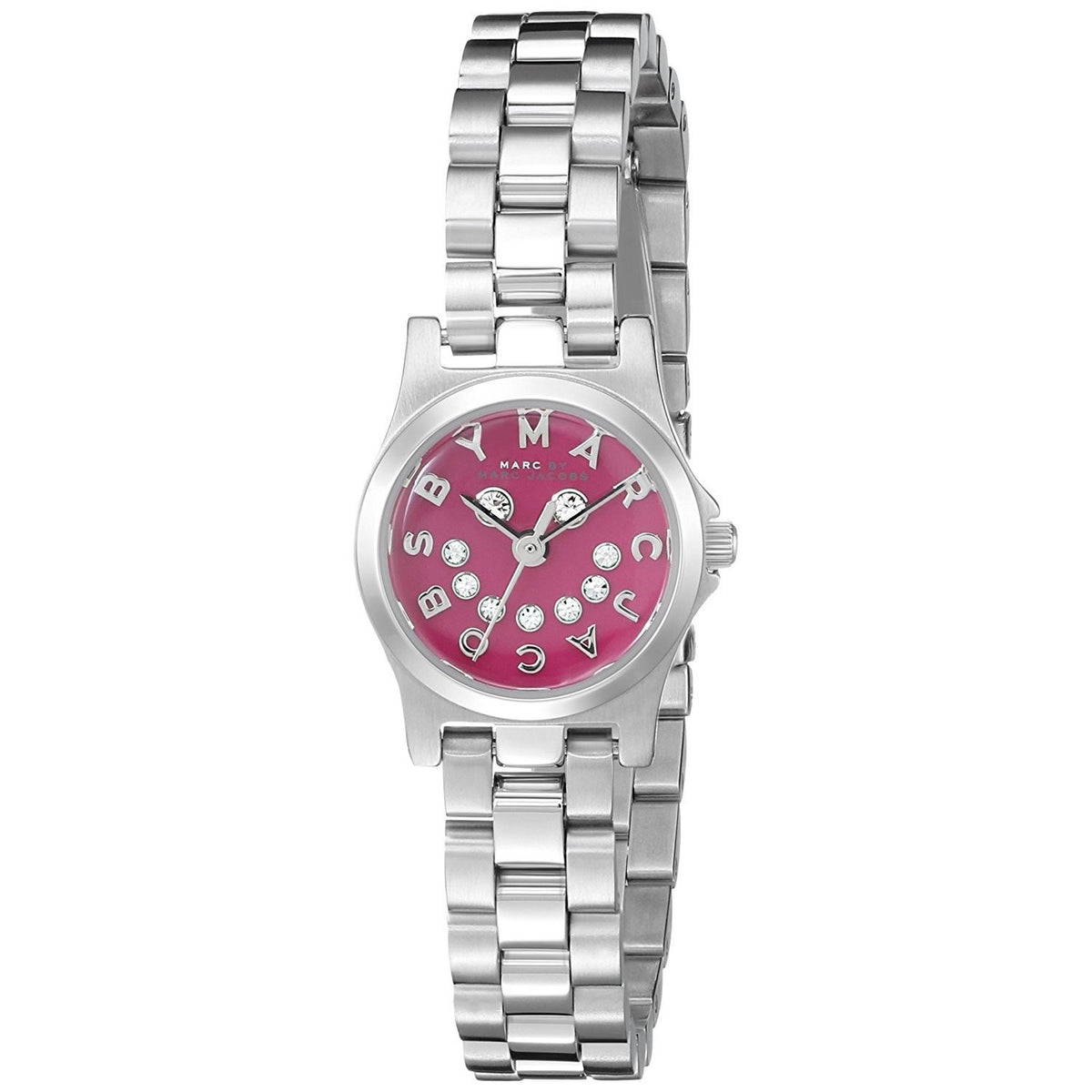 Marc Jacobs Women's MBM3385 Henry Smile Crystal Stainless Steel Watch