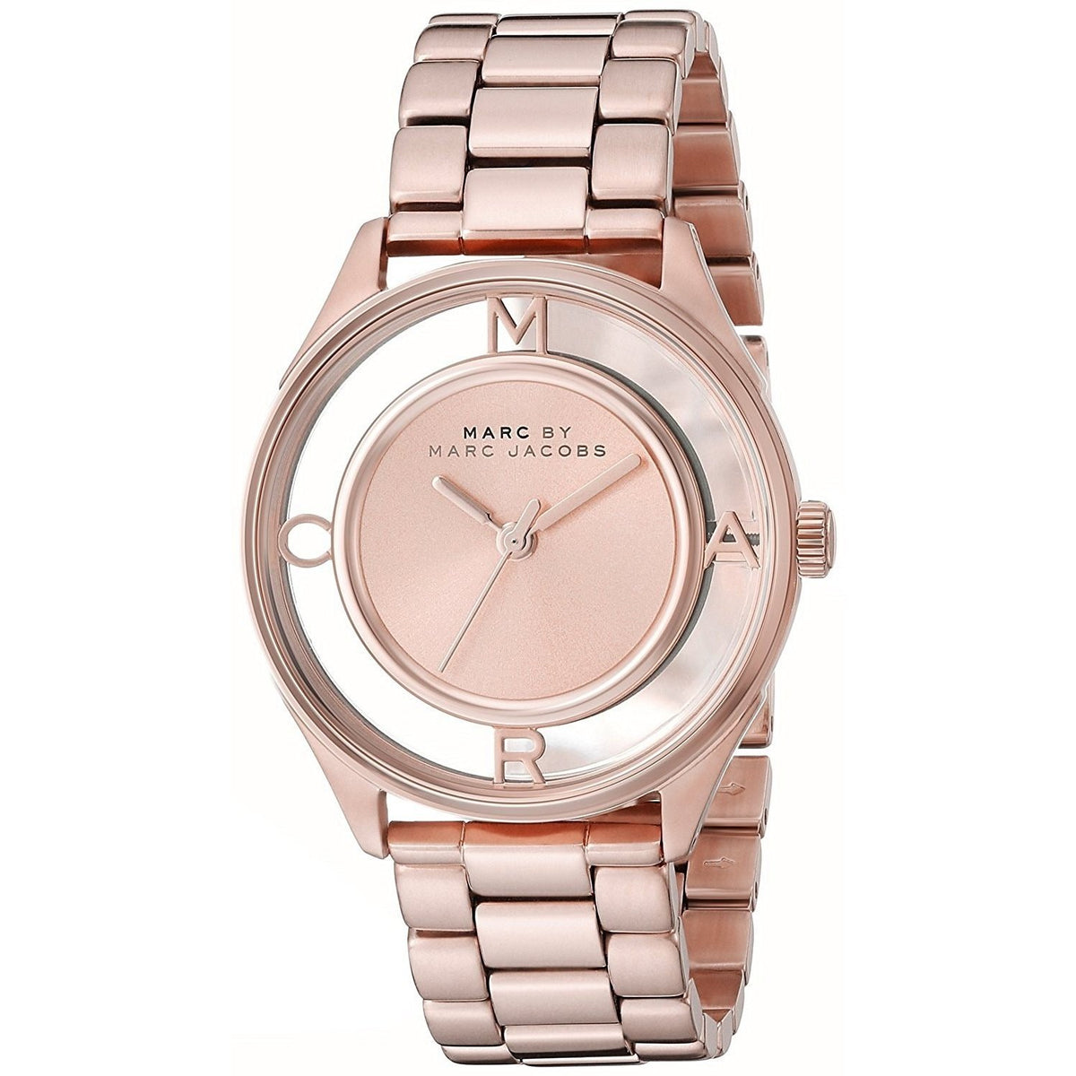 Marc Jacobs Women's MBM3414 Thether Rose-Tone Stainless Steel Watch