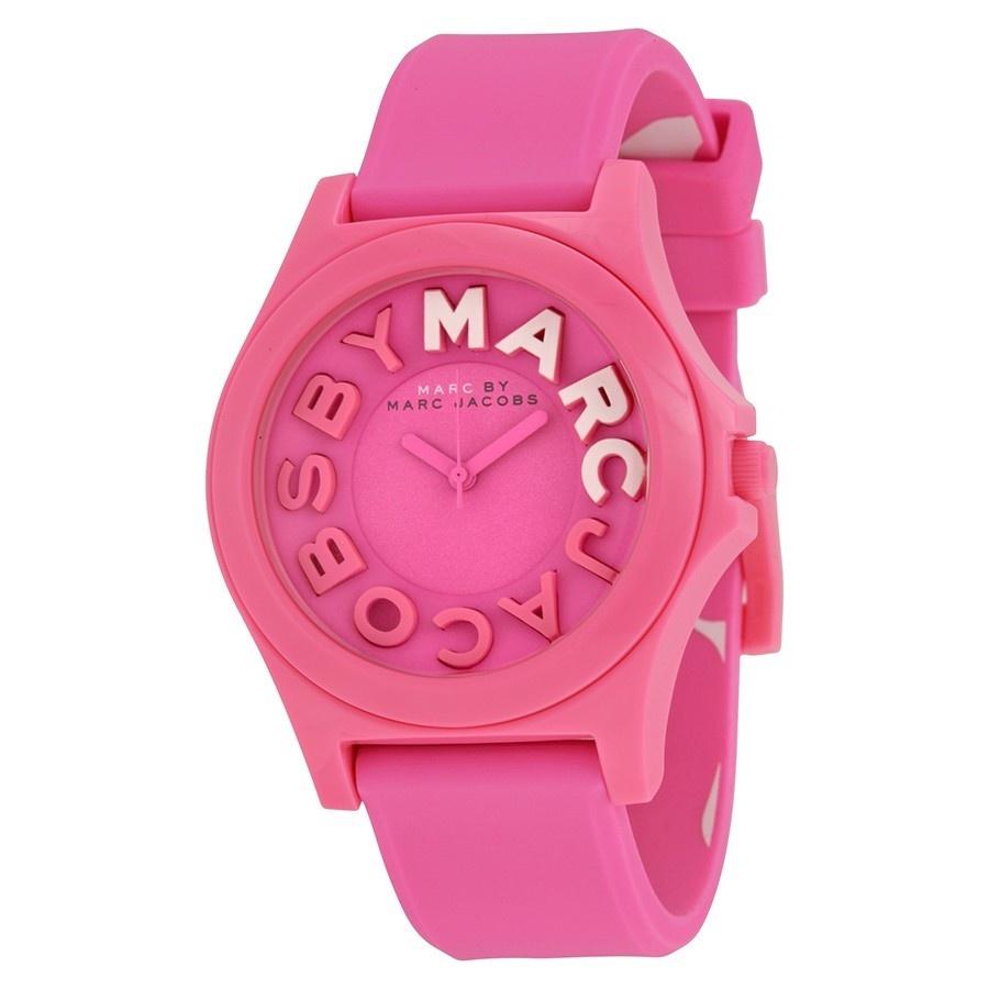 Marc Jacobs Women's MBM4023 Sloane Pink Silicone Watch