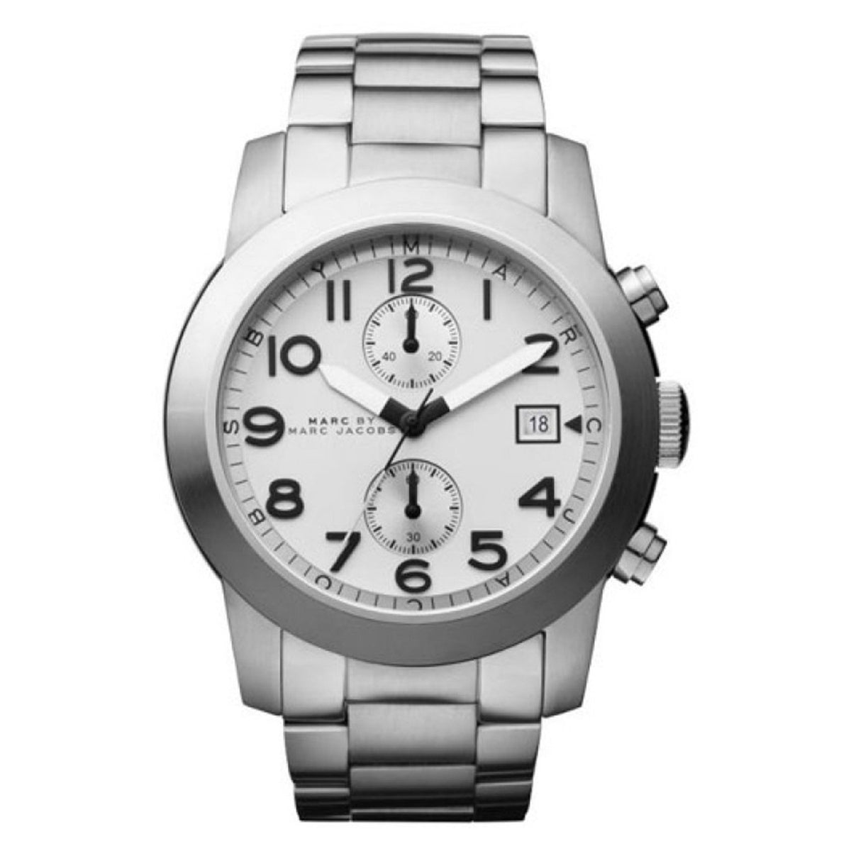 Marc Jacobs Men's MBM5030 Larry Chronograph Stainless Steel Watch