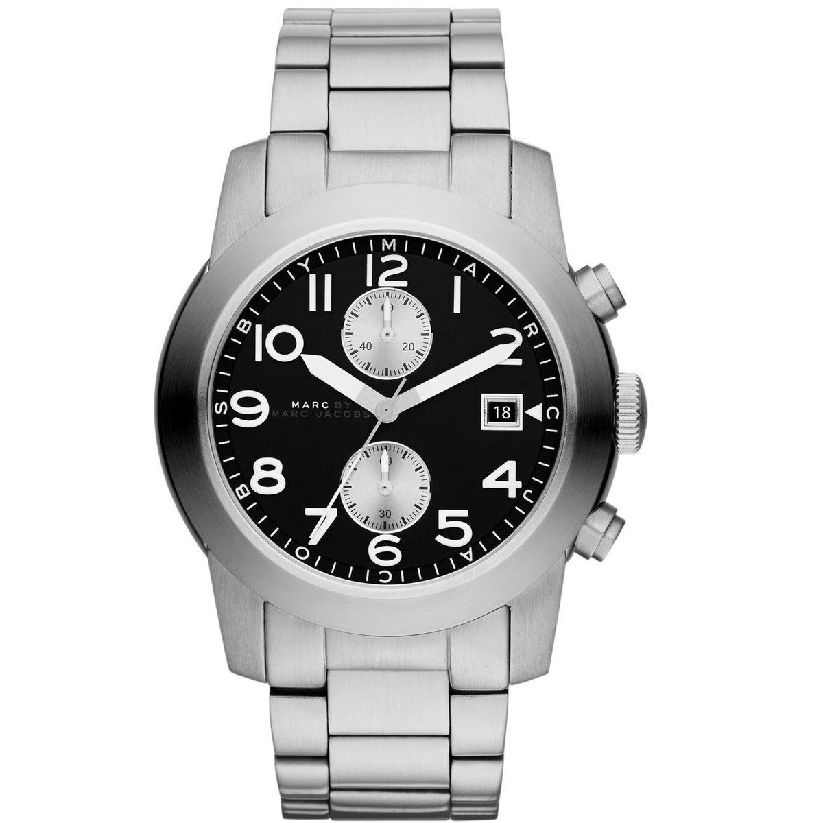 Marc Jacobs Men's MBM5050 Larry Chronograph Stainless Steel Watch