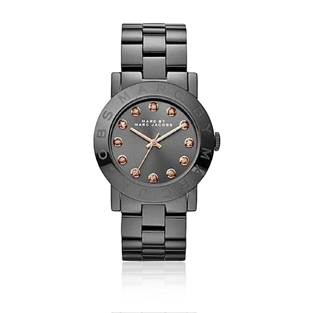 Marc Jacobs Women's MBM8596 Rock Crystal Black Stainless Steel Watch