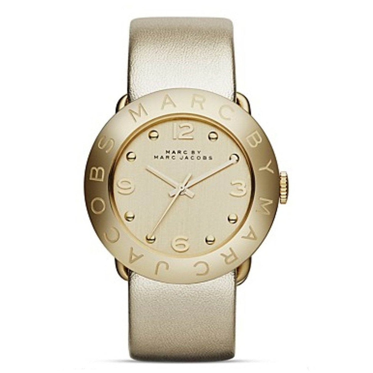 Marc Jacobs Women's MBM8627 Amy Gold-Tone Leather Watch