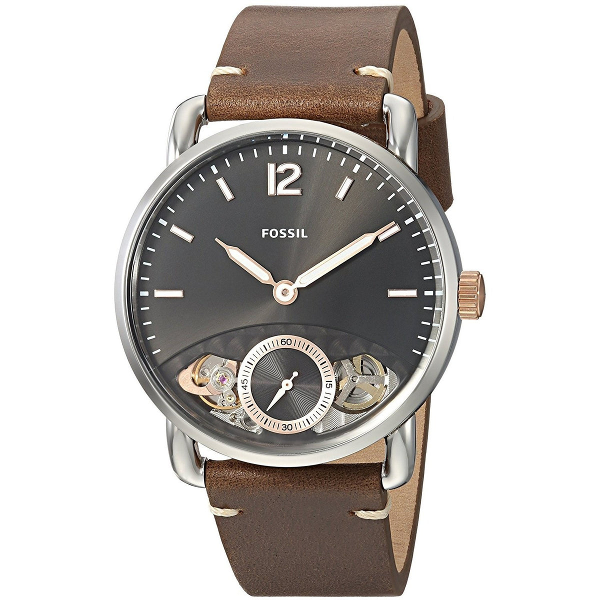 Fossil Men's ME1165 The Comuter Brown Leather Watch