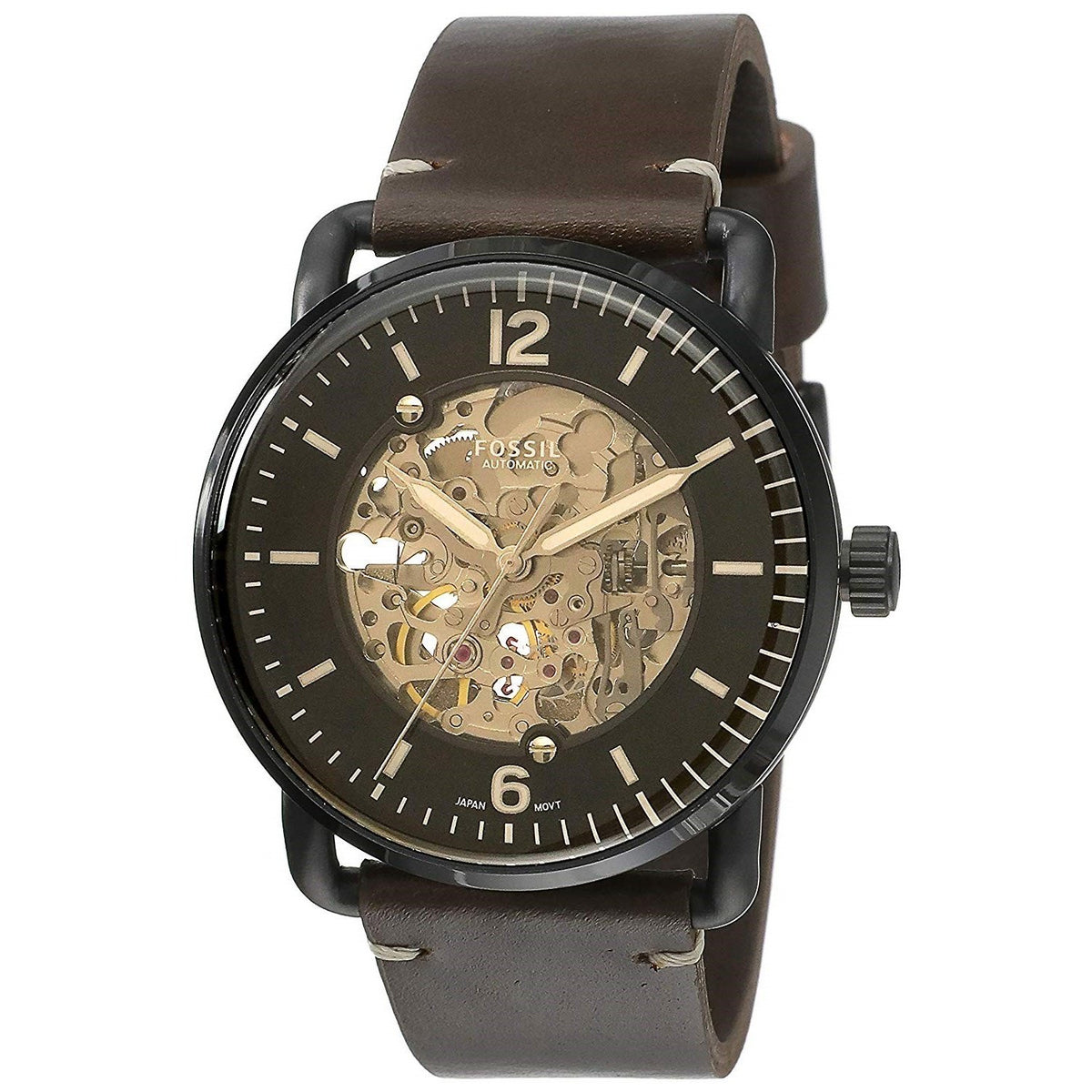 Fossil Men's ME3158 The Commuter Brown Leather Watch