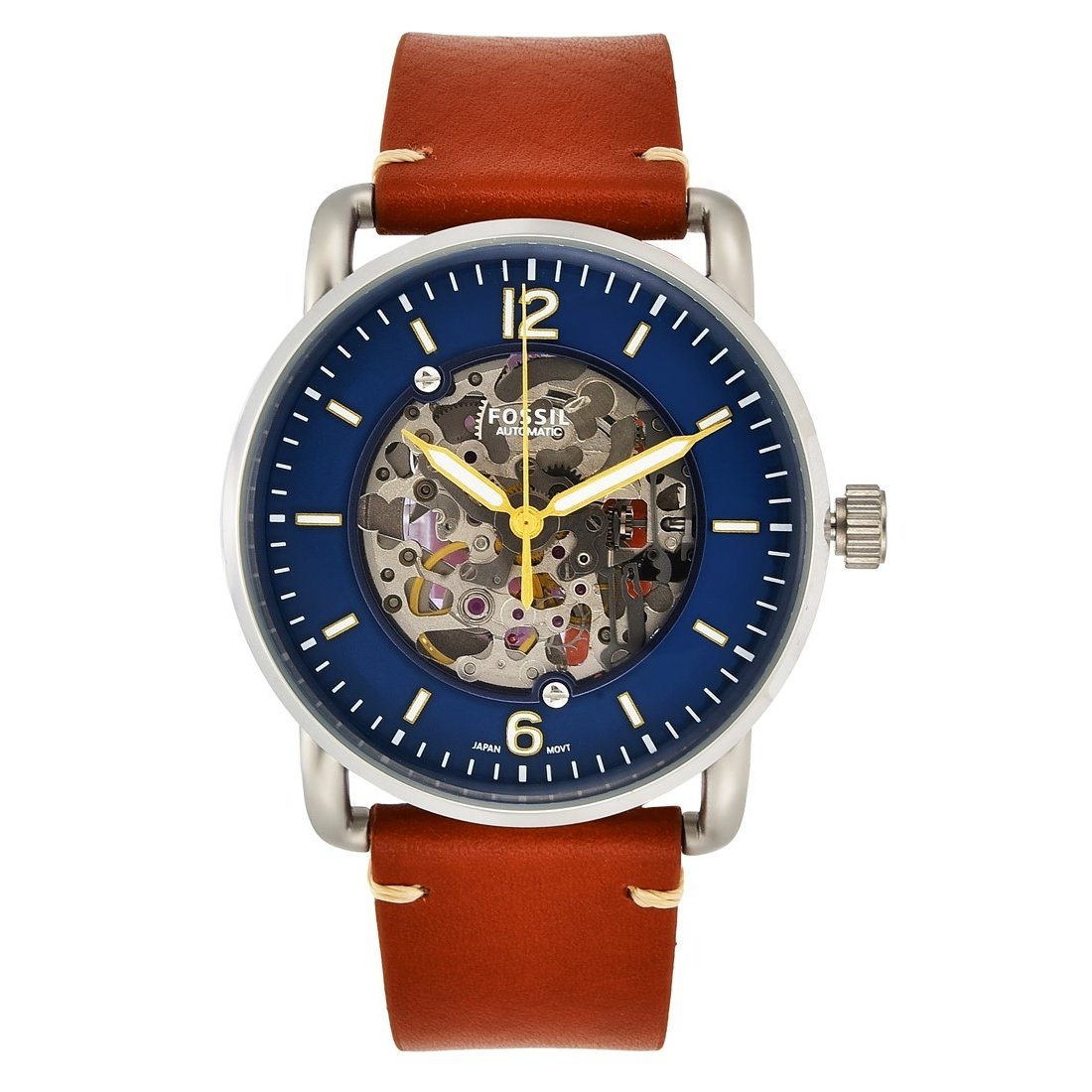 Fossil Men's ME3159 The Commuter Brown Leather Watch