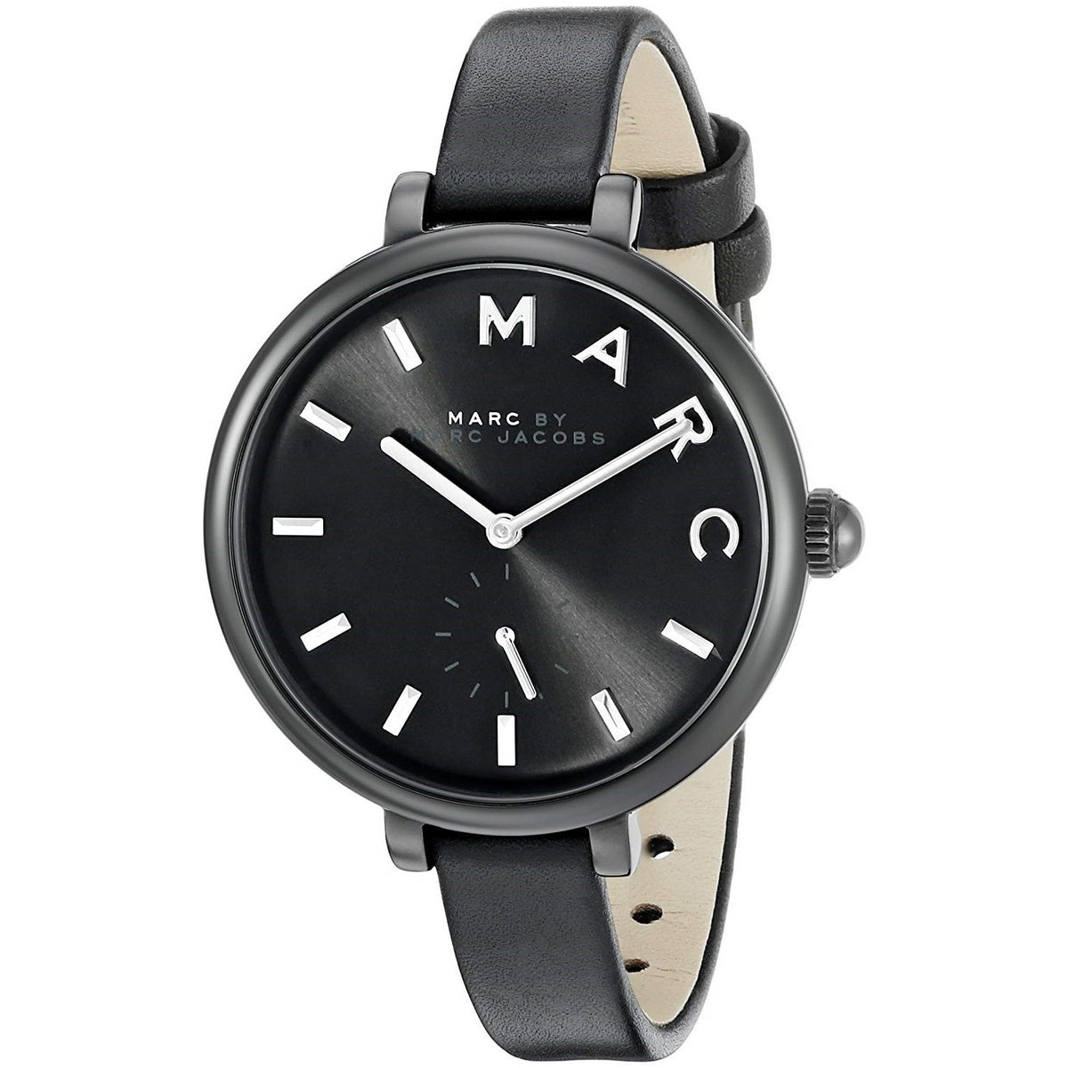 Marc Jacobs Women's MJ1417 Sally Black Leather Watch