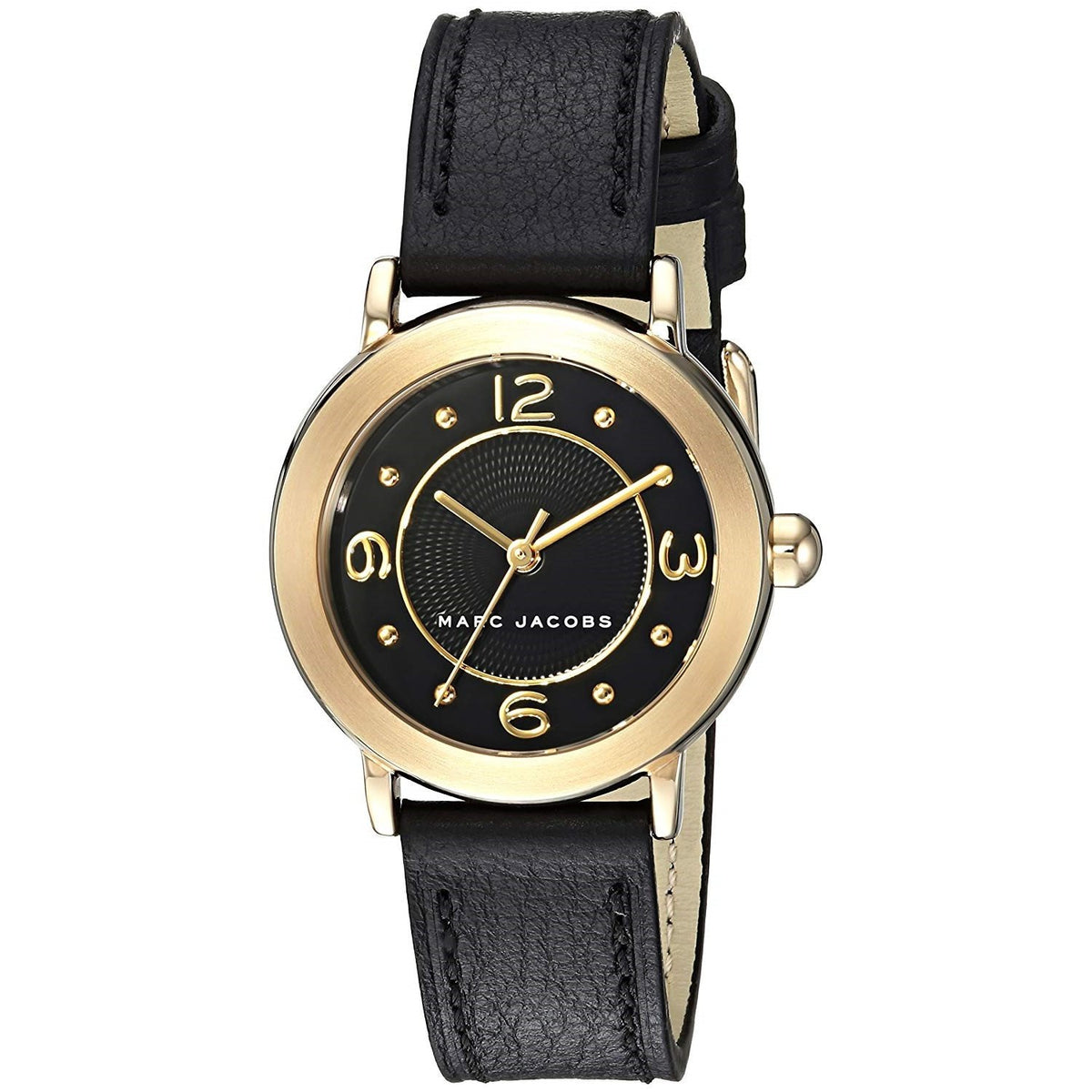 Marc Jacobs Women's MJ1475 Riley Mini Black Leather Watch