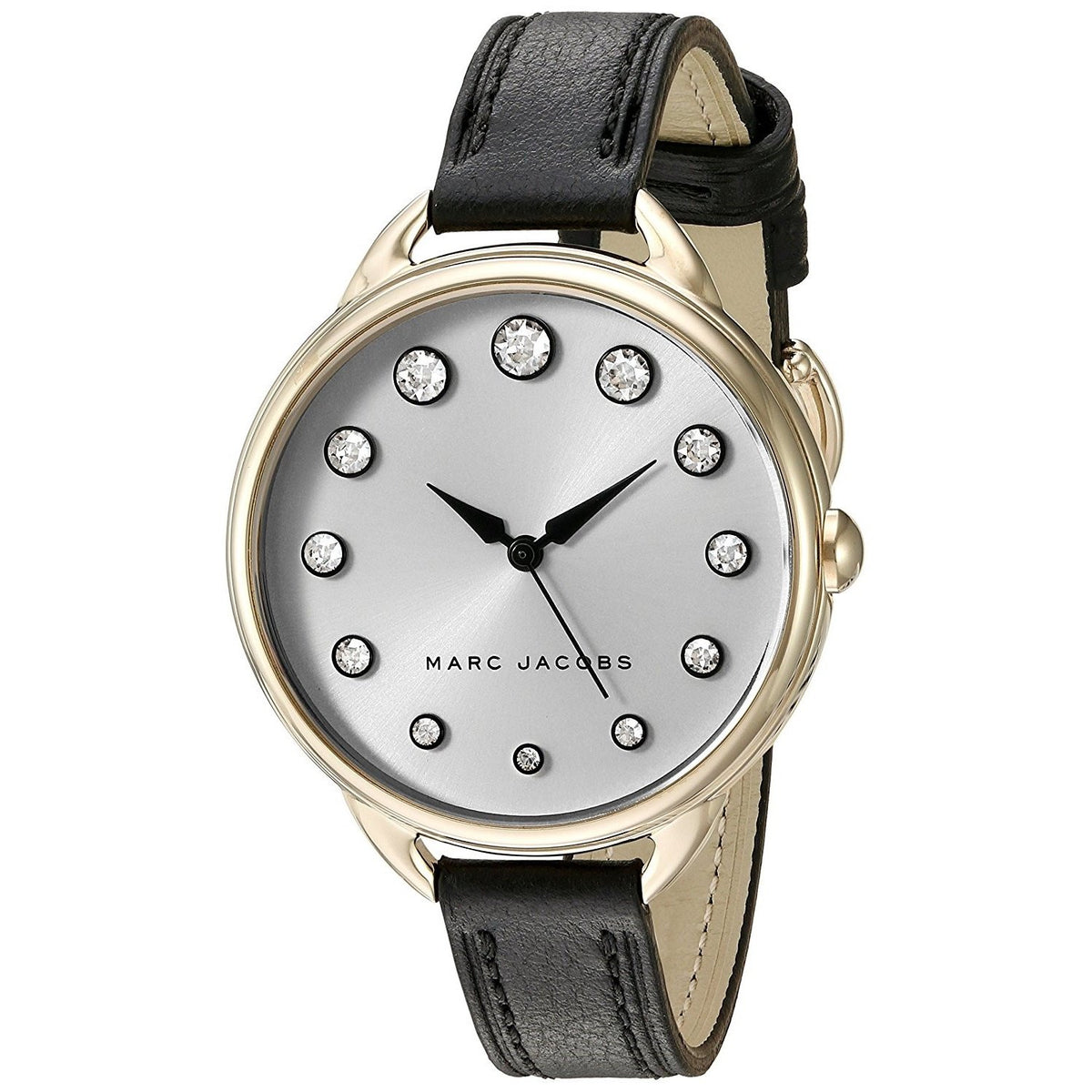 Marc Jacobs Women's MJ1479 Betty Crystal Black Stainless Steel Watch