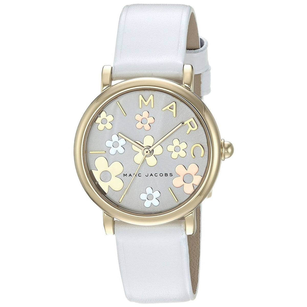 Marc Jacobs Women's MJ1607 Roxy White Leather Watch