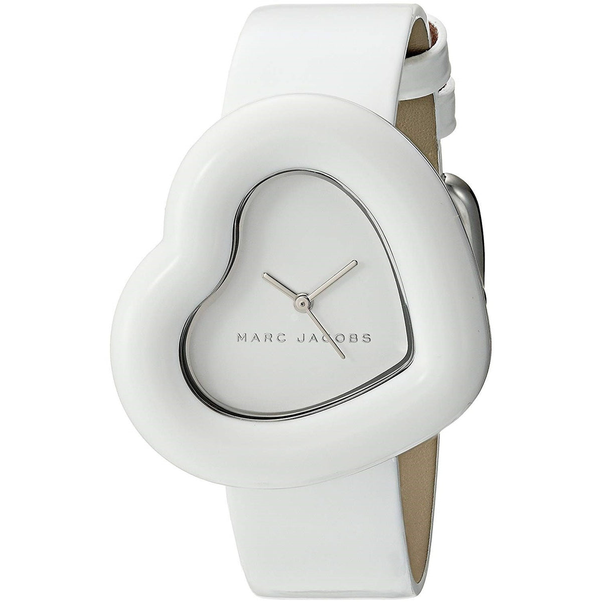 Marc Jacobs Women's MJ1612 The Heart White Leather Watch