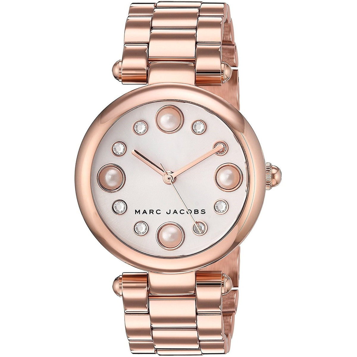 Marc Jacobs Women's MJ3519 Dotty Crystal Rose-Tone Stainless Steel Watch